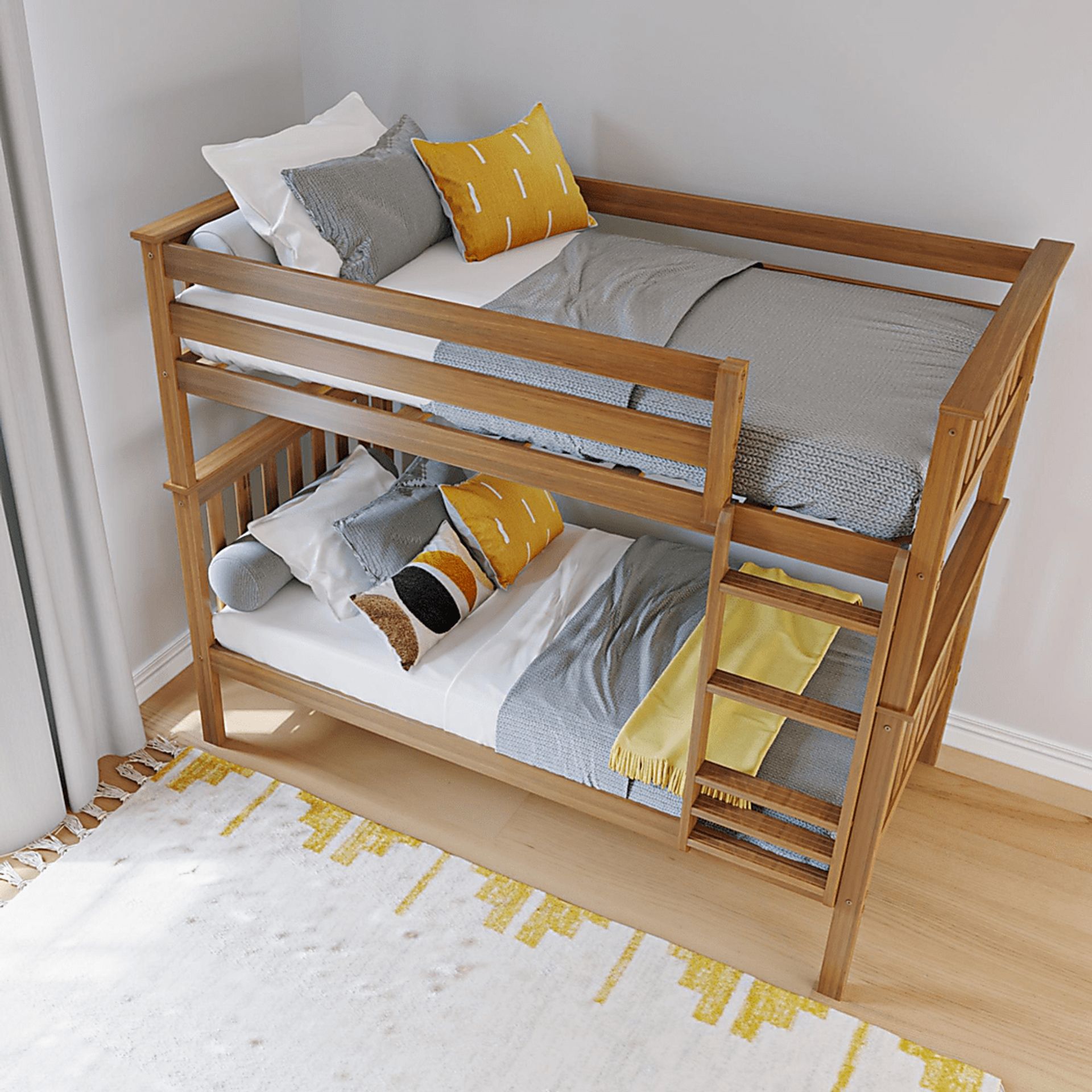 Kids Lilose I Pecan Twin/Twin Bunk Bed - Image 4