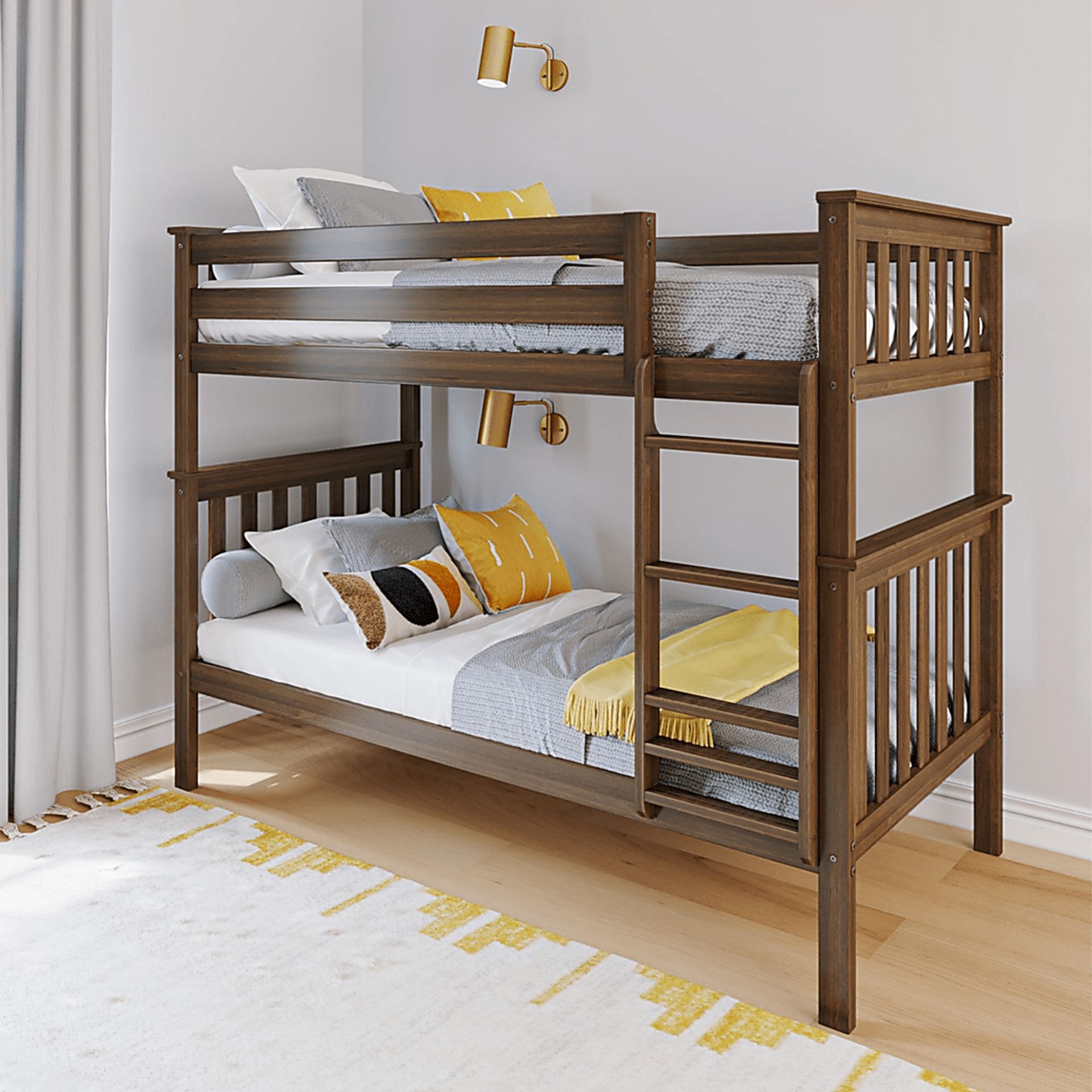 Kids Lilose I Walnut Twin/Twin Bunk Bed - Image 4
