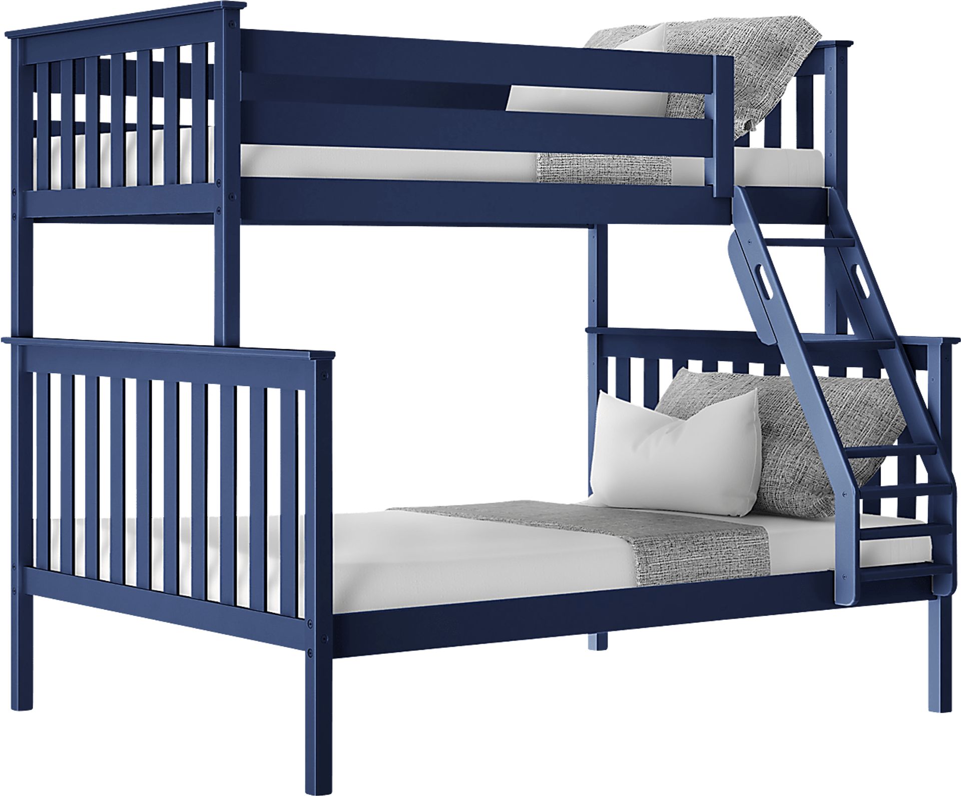 Kids Lilose II Blue Twin/Full Bunk Bed - Image 3