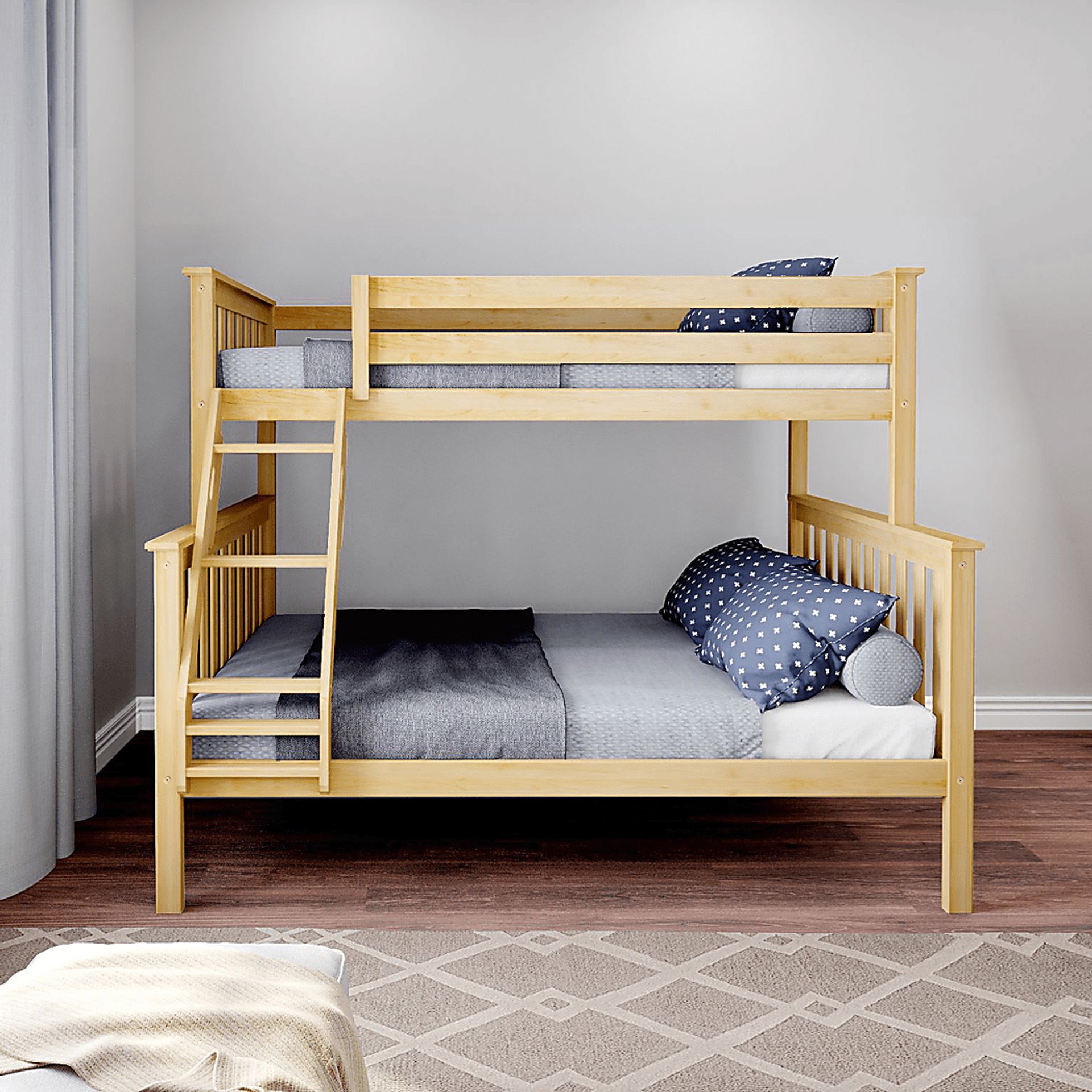 Kids Lilose II Natural Twin/Full Bunk Bed - Image 2
