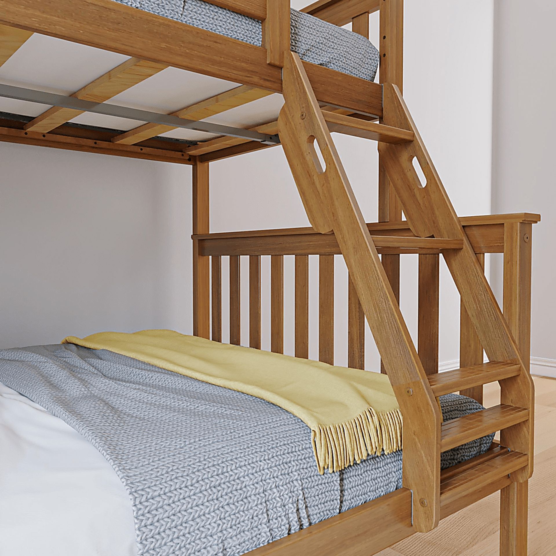 Kids Lilose II Pecan Twin/Full Bunk Bed - Image 6