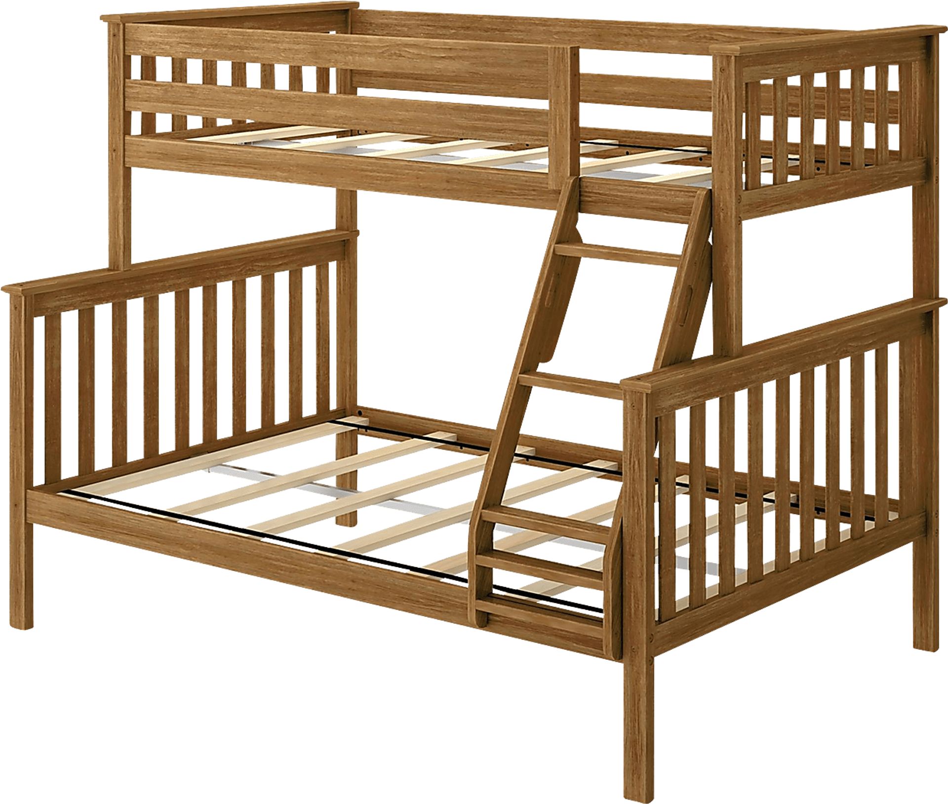 Kids Lilose II Pecan Twin/Full Bunk Bed - Image 1