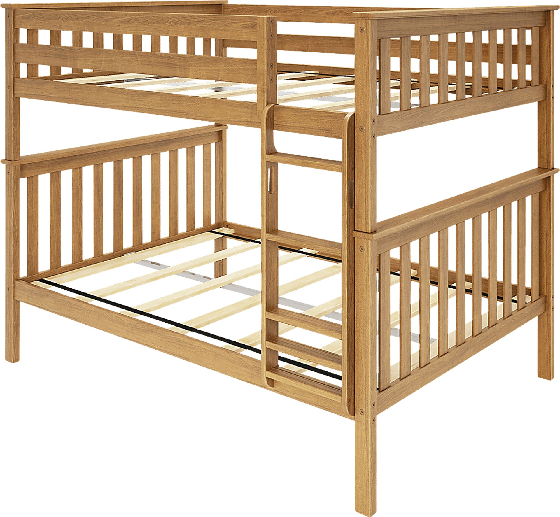 Kids Lilose III Pecan Full/Full Bunk Bed - Image 1