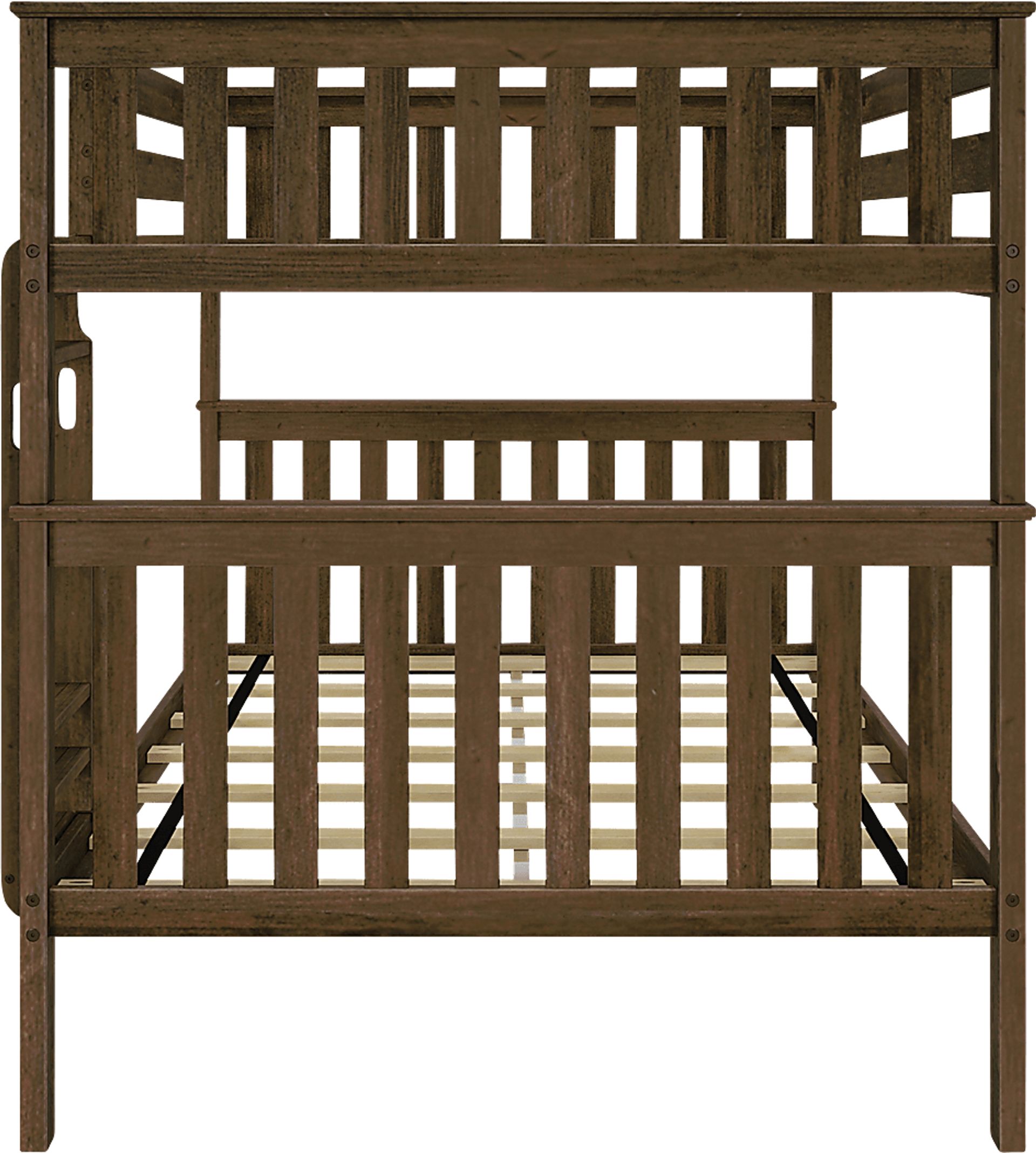 Kids Lilose III Walnut Full/Full Bunk Bed - Image 4