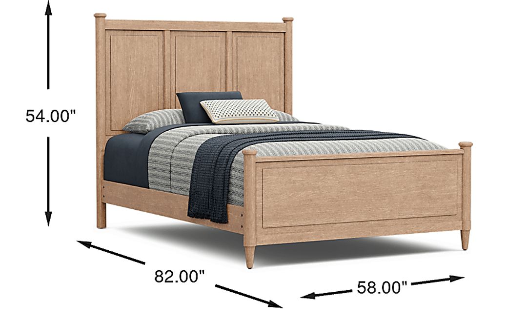 Kids Lindbrook Sand Full Panel Bed