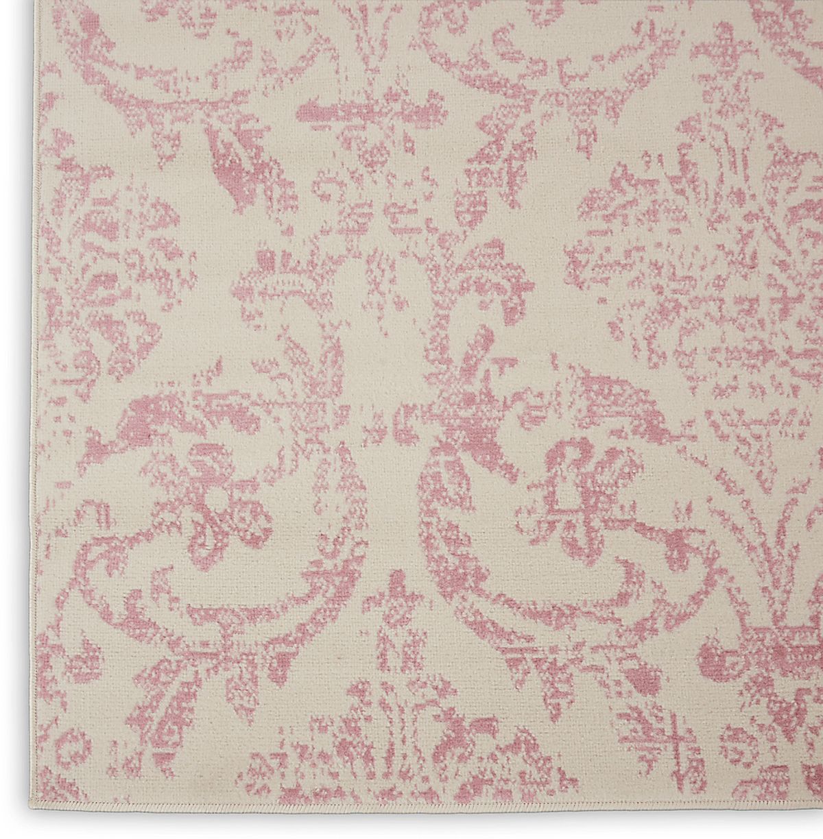 Little Princess Decor Pink Polypropylene Fabric Rug | Rooms to Go