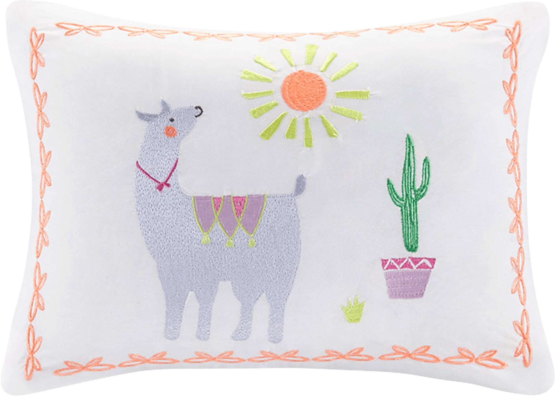 Kids Llama Picnic Lavender 4 Pc Full/Queen Comforter Set - Image 3