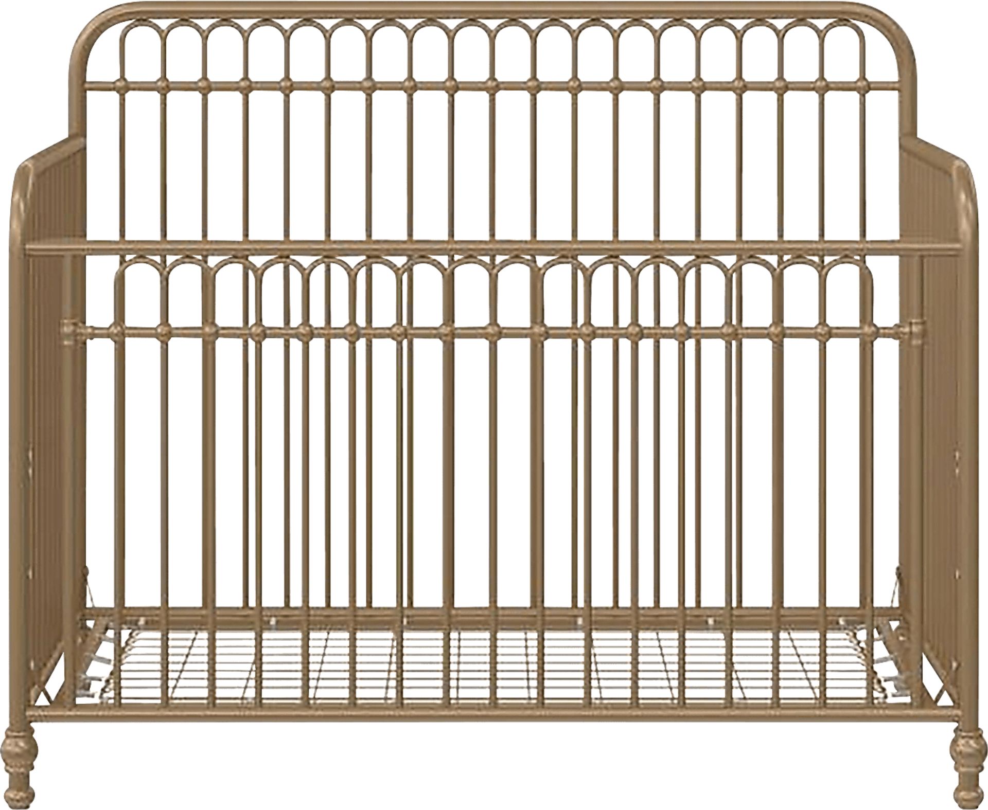 Kids Lolle Gold Convertible Crib - Image 3