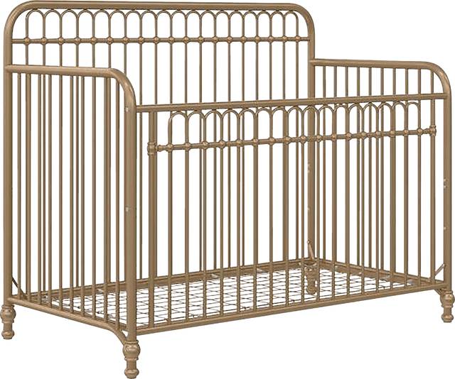 Kids Lolle Gold Convertible Crib - Thumbnail - Image 1