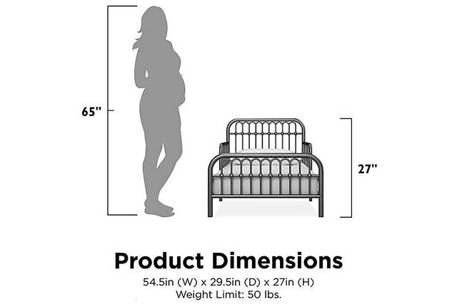 Kids Lolle Gray Toddler Bed - Thumbnail - Image 8