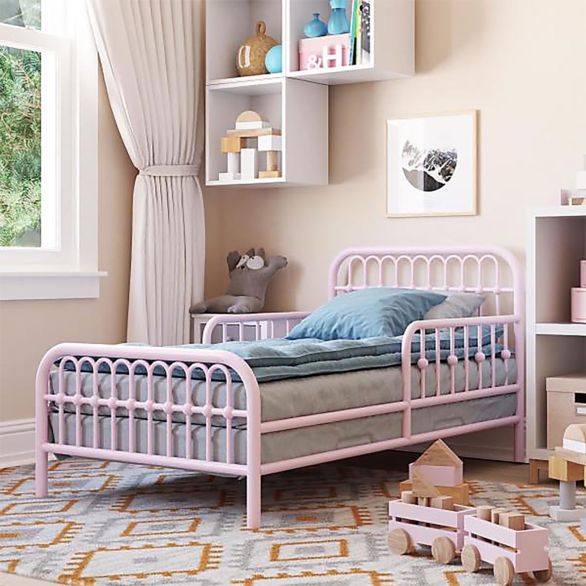 Kids Lolle Gray Toddler Bed - Image 2