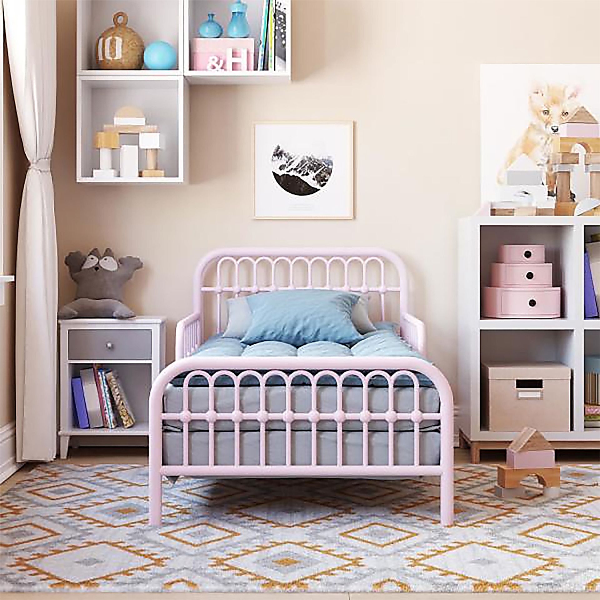 Kids Lolle Gray Toddler Bed - Image 3
