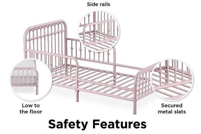 Kids Lolle Gray Toddler Bed - Thumbnail - Image 5