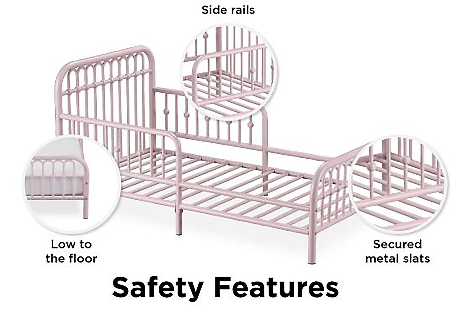 Kids Lolle Gray Toddler Bed - Image 5
