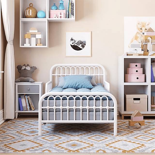 Kids Lolle White Toddler Bed - Thumbnail - Image 3
