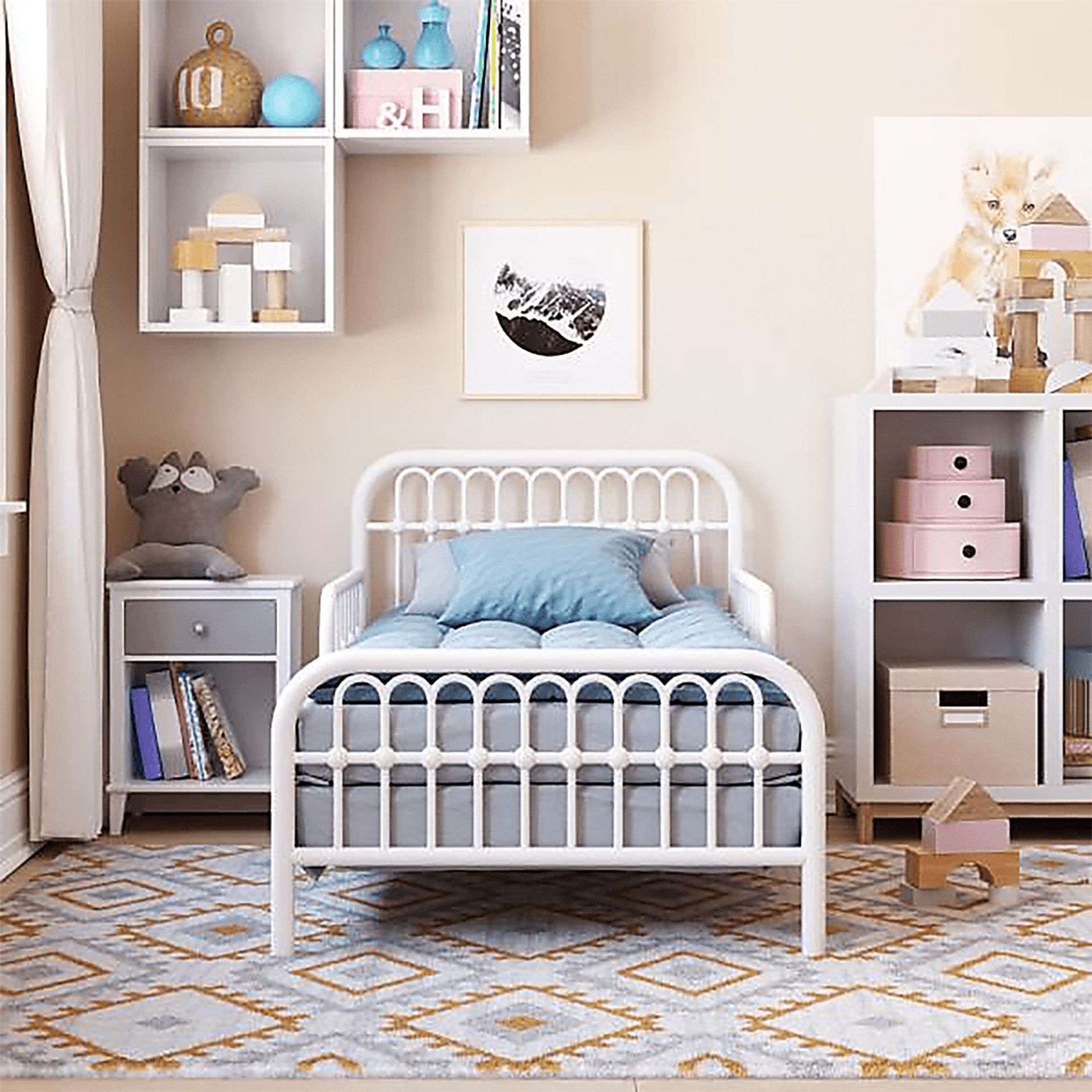 Kids Lolle White Toddler Bed - Image 3