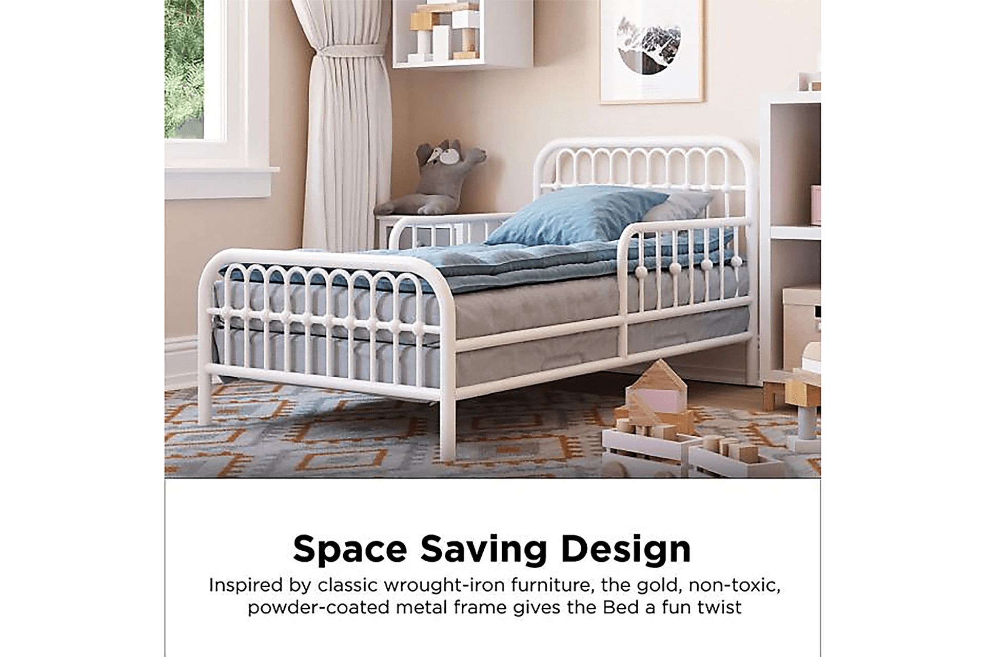 Kids Lolle White Toddler Bed - Image 7