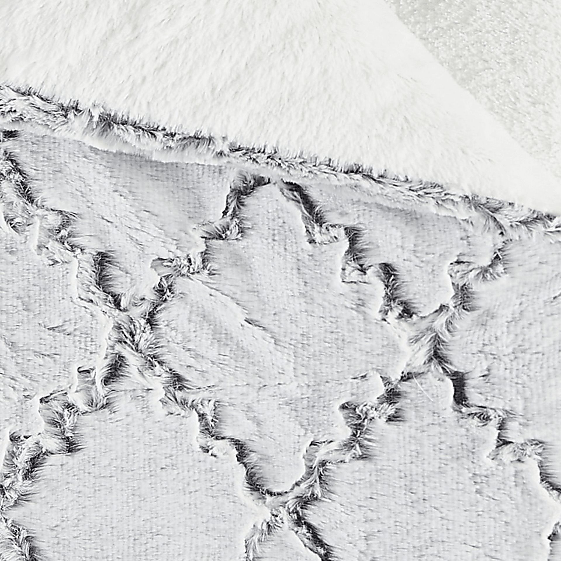 Kids Lorvo Gray Faux Fur Throw - Image 5