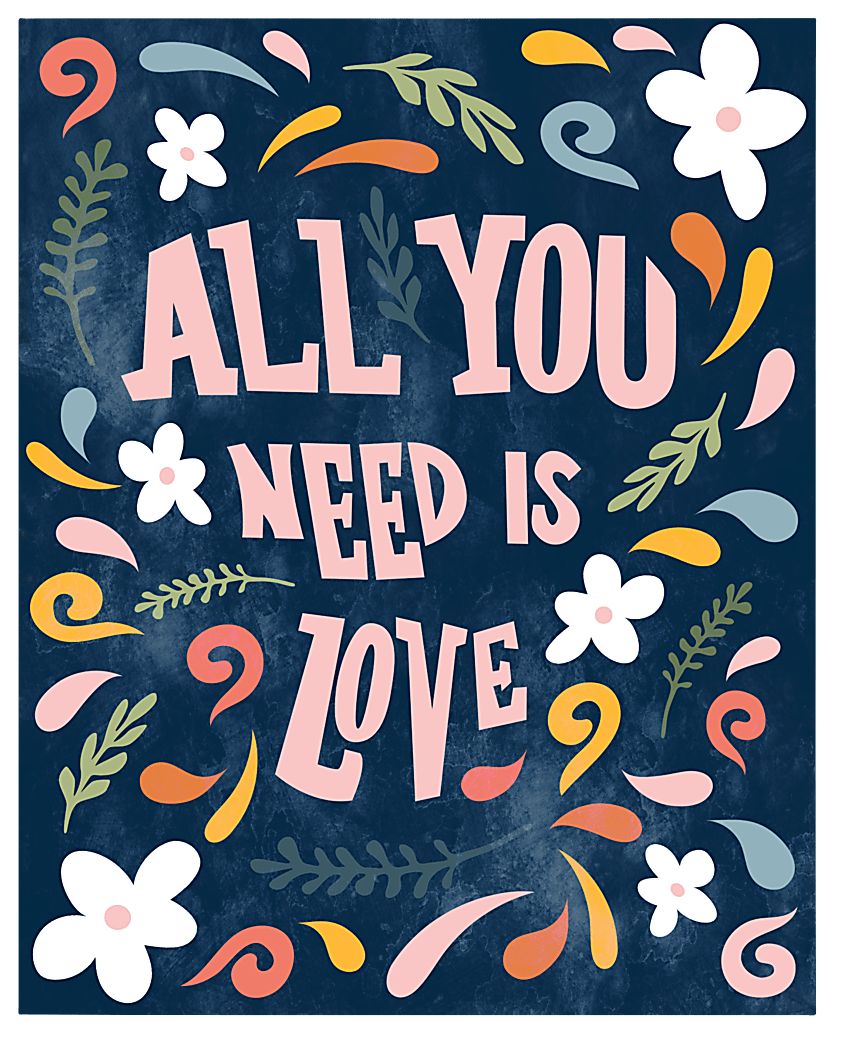 Kids Love Squibbles Navy Artwork