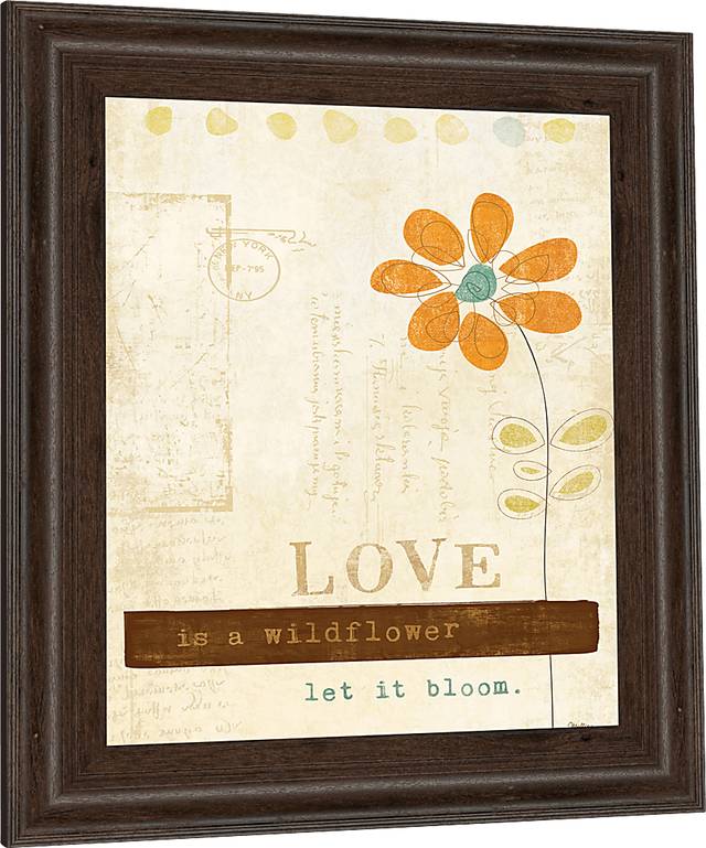 Kids Lovely Flower Beige Artwork - Thumbnail - Image 1