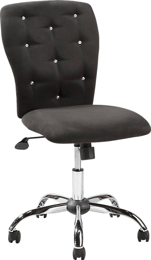 Kids Lucille Black Desk Chair - Thumbnail - Image 2