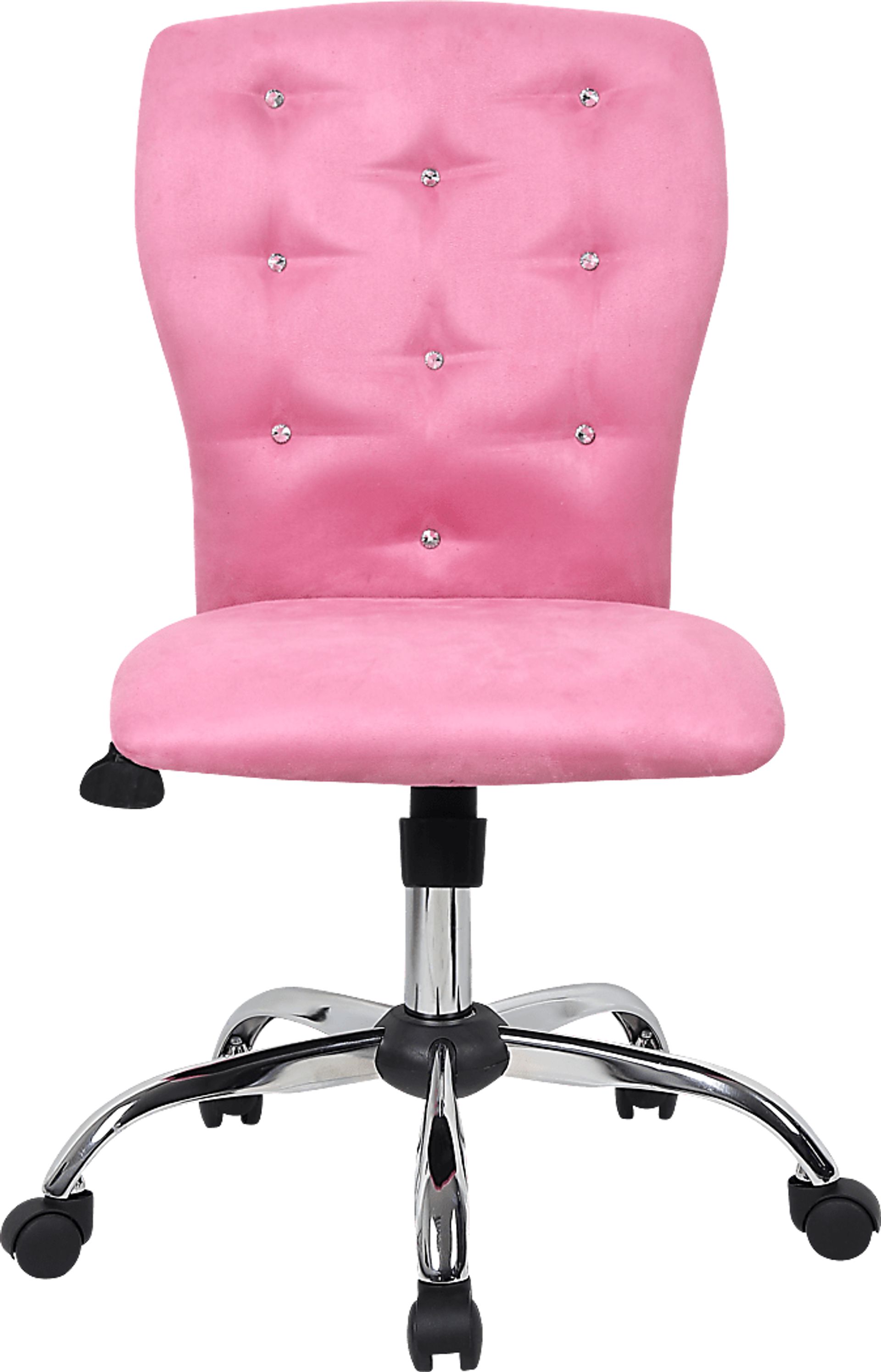 Kids Lucille Pink Desk Chair - Image 2
