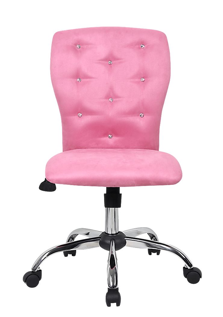 Kids Lucille Pink Desk Chair Rooms To Go