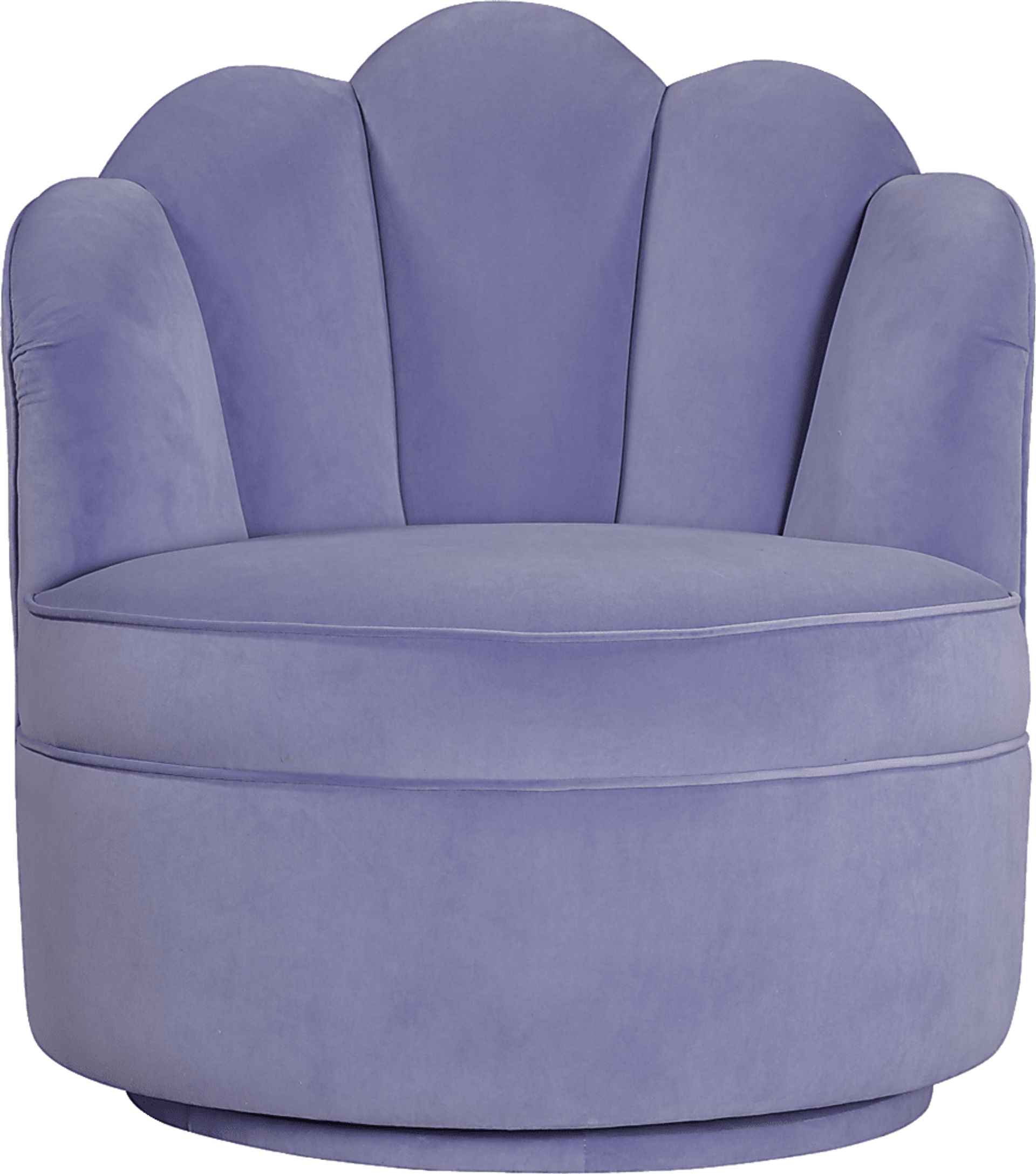 Kids Lucine Lavender Swivel Chair - Image 2