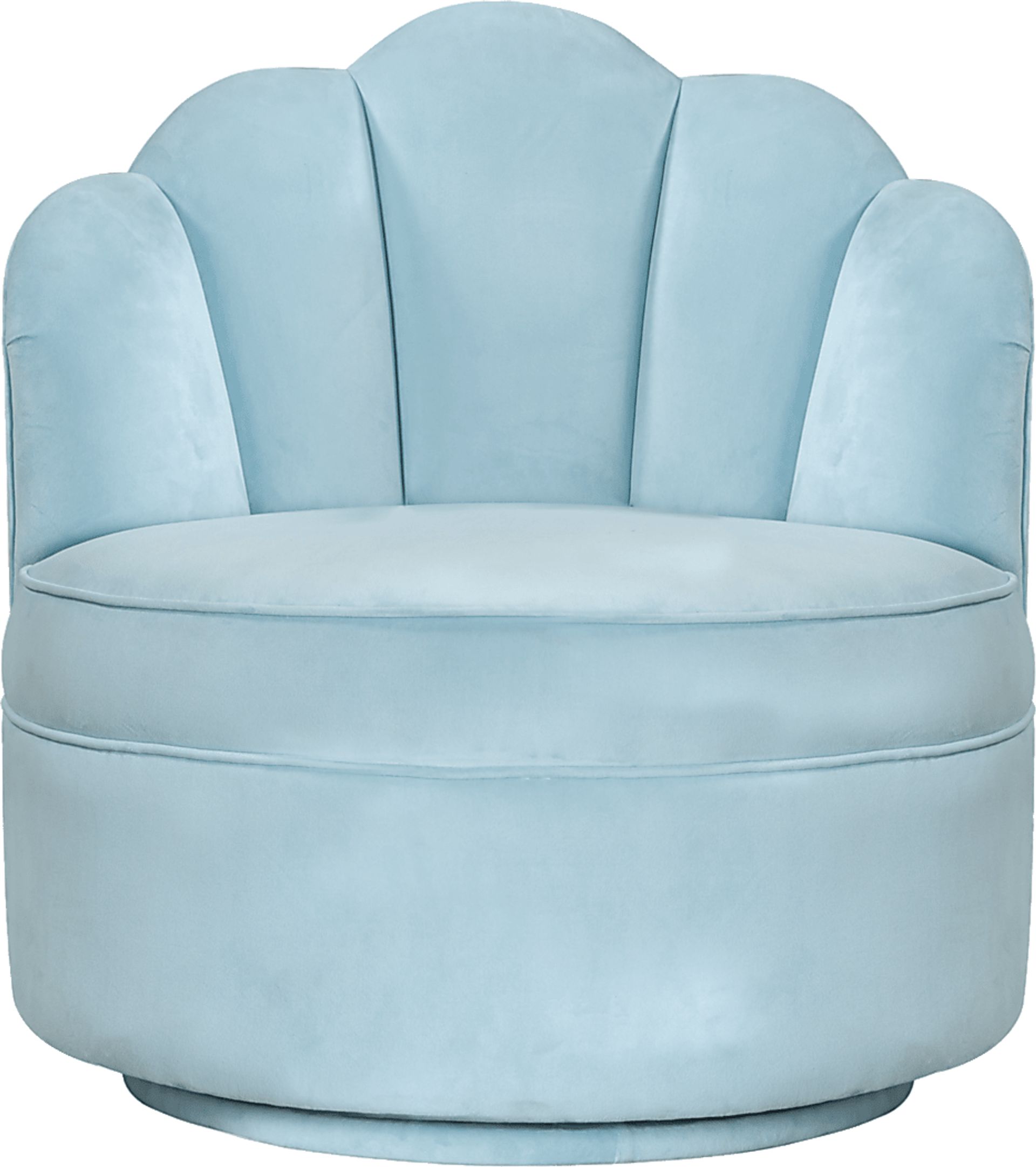 Kids Lucine Turquoise Swivel Arm Chai - Image 2