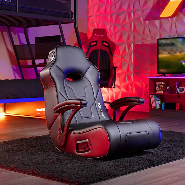 Kids Ludvig Black Gaming Rocker - Thumbnail - Image 2