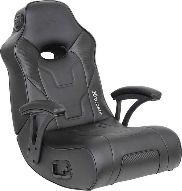 Kids Ludvig Black Gaming Rocker - Thumbnail - Image 1