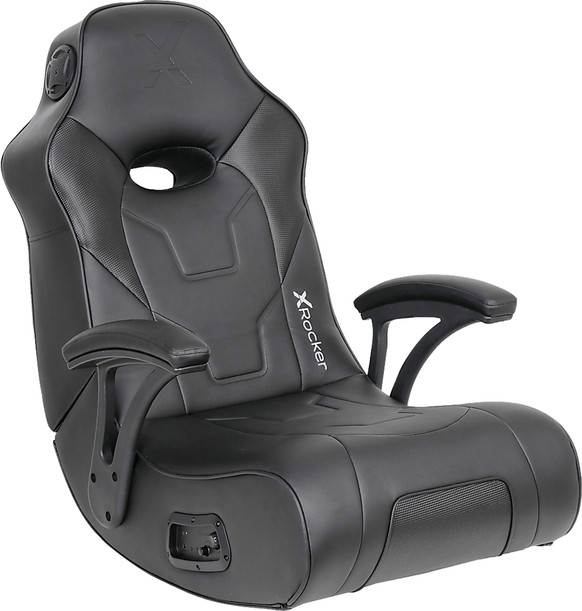Kids Ludvig Black Gaming Rocker - Image 1