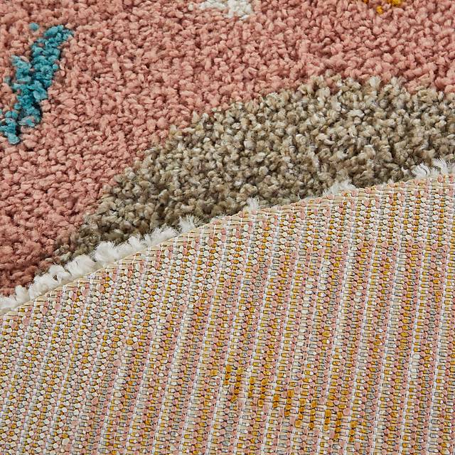 Kids Macdona Pink 3'11 x 3'11 Rug - Thumbnail - Image 4
