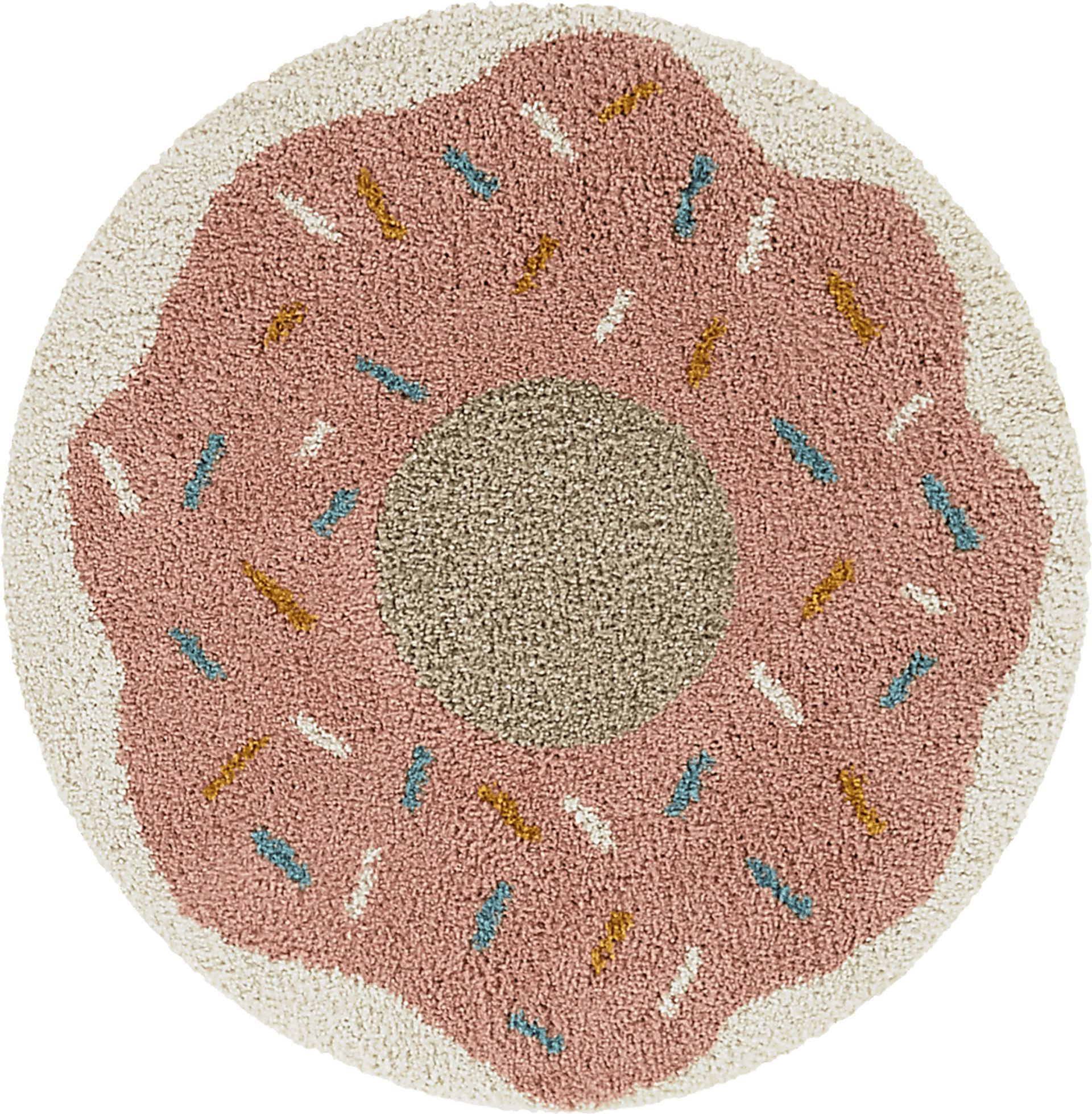 Kids Macdona Pink 3'11 x 3'11 Rug - Image 1