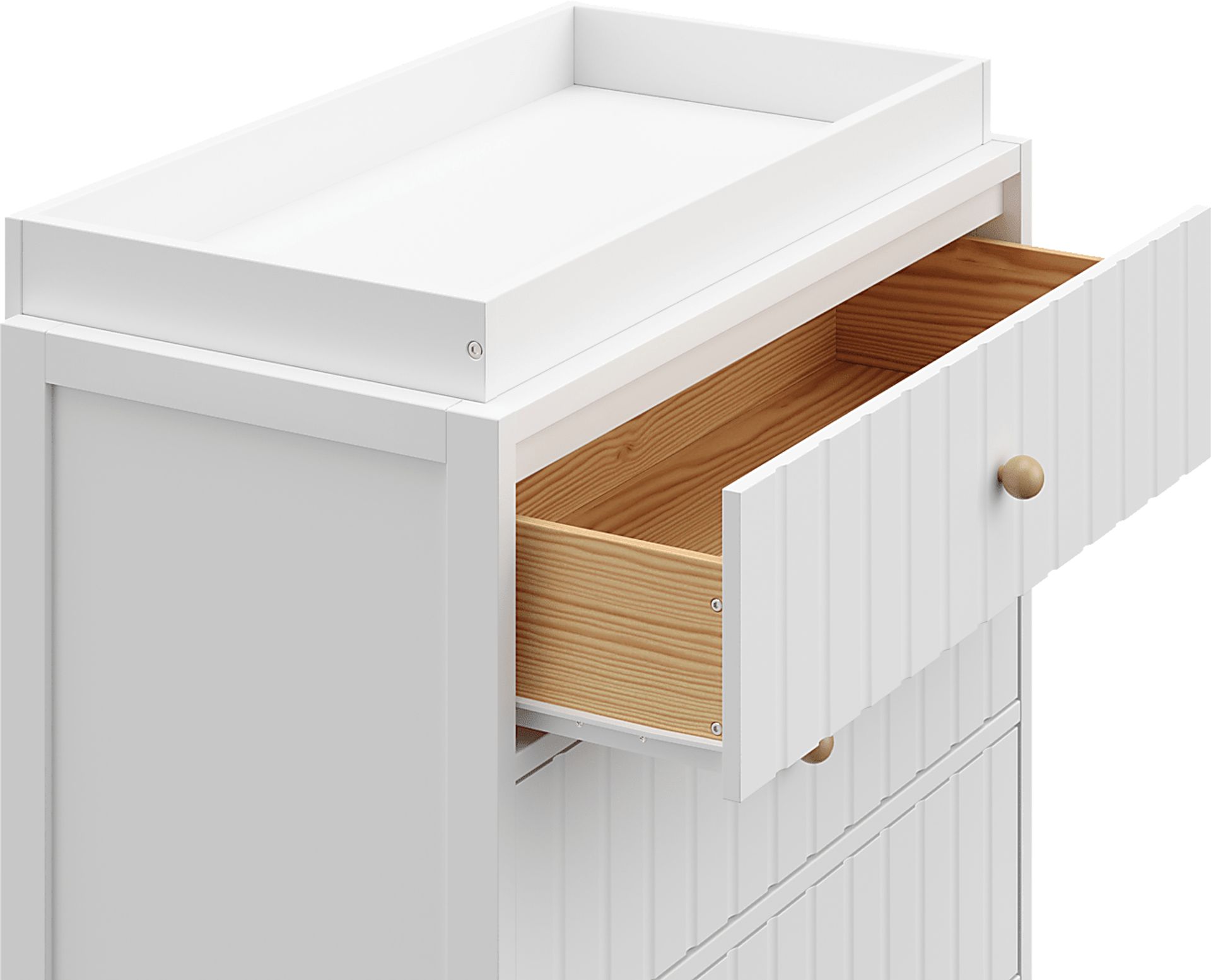 Kids Maelori I White Dresser - Image 10