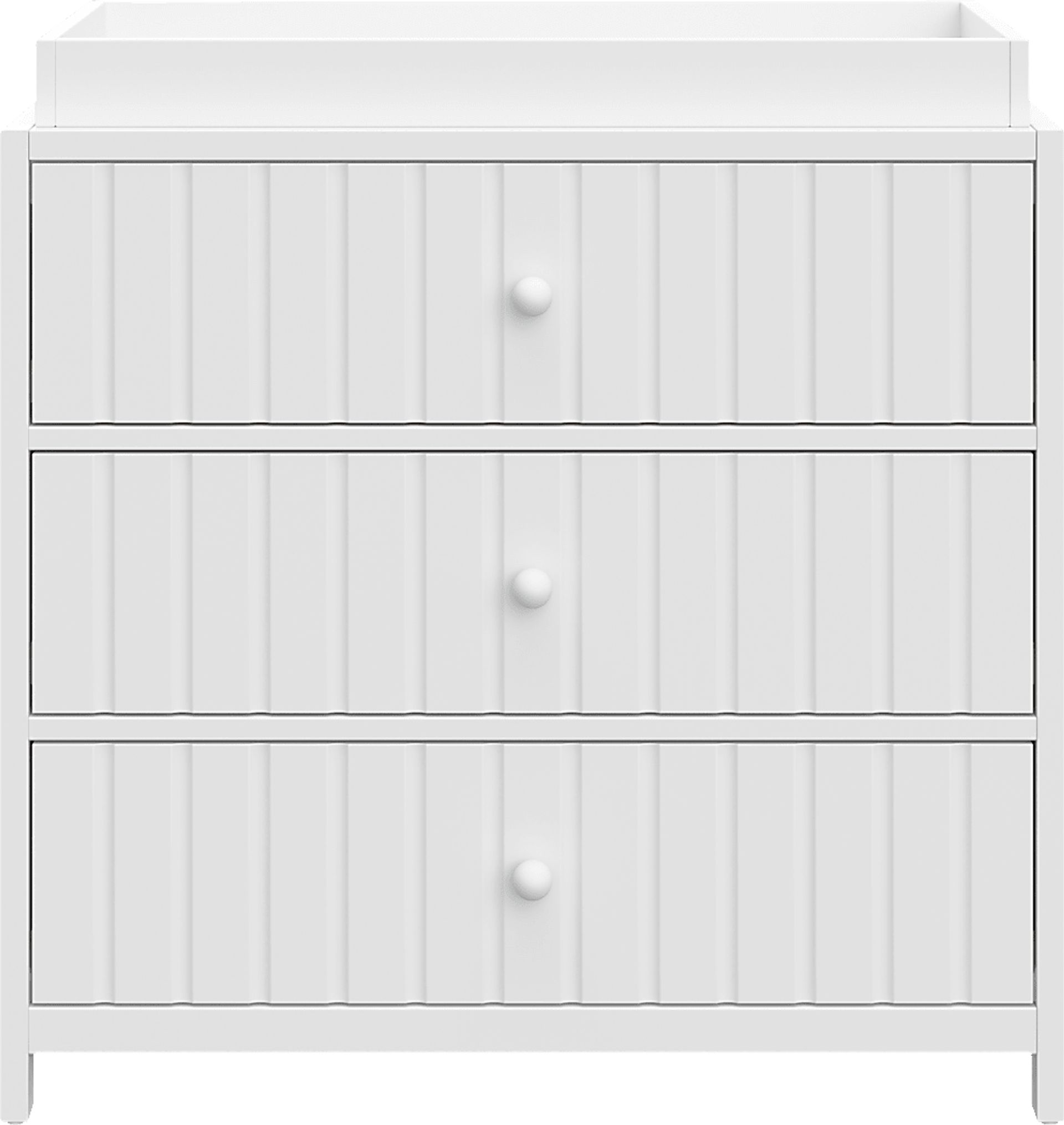 Kids Maelori I White Dresser - Image 13