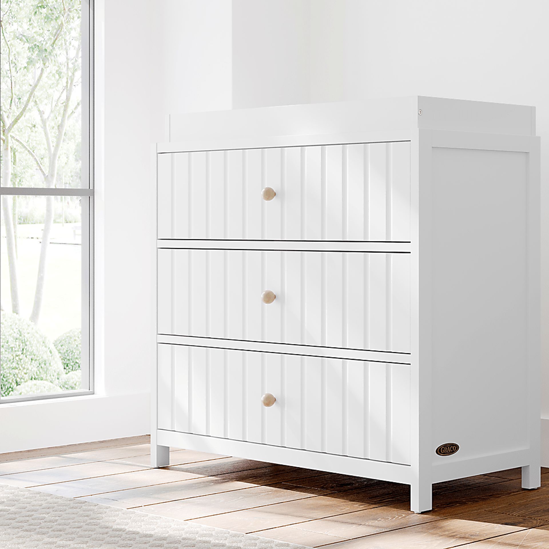 Kids Maelori I White Dresser - Image 2