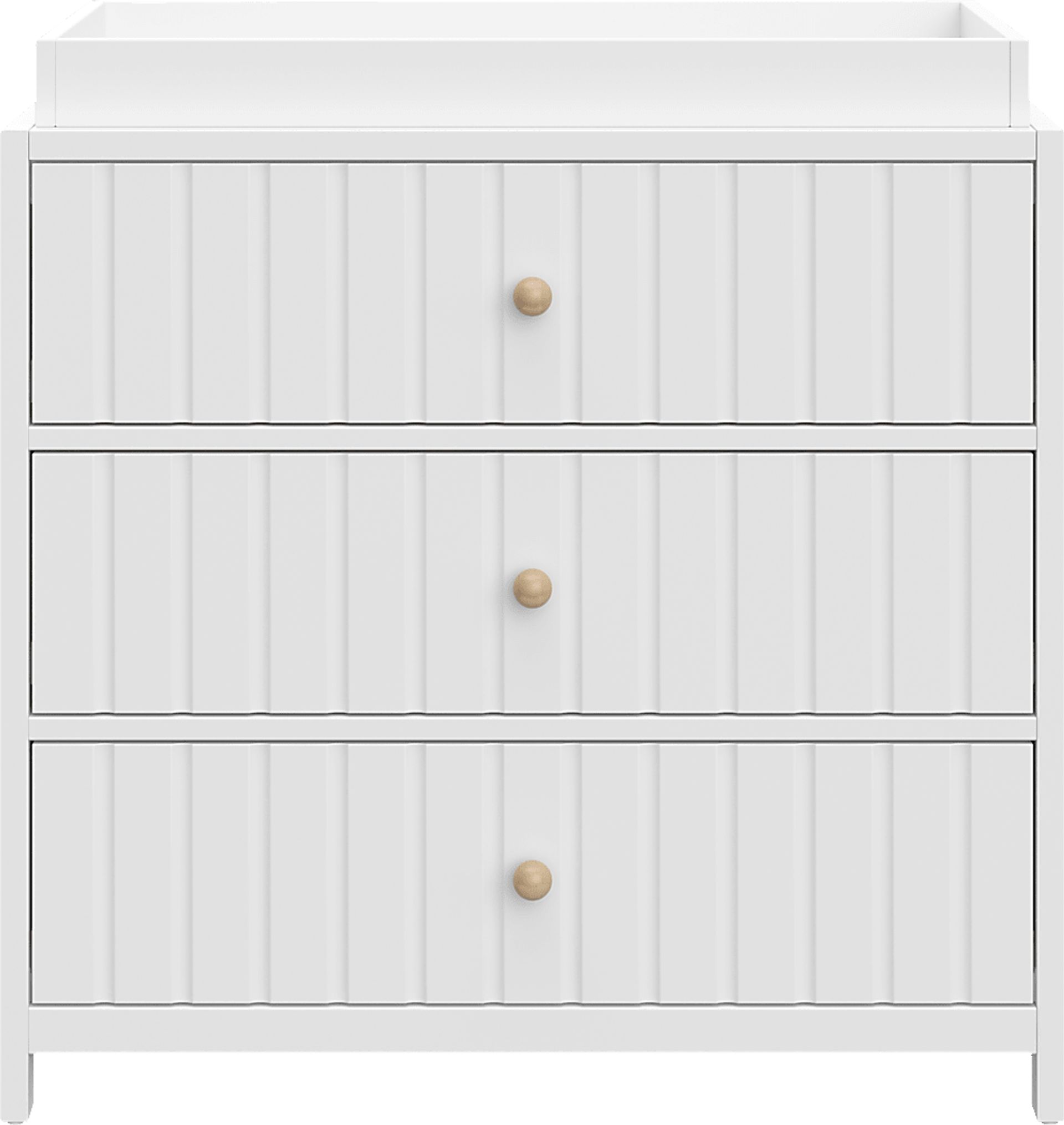 Kids Maelori I White Dresser - Image 3