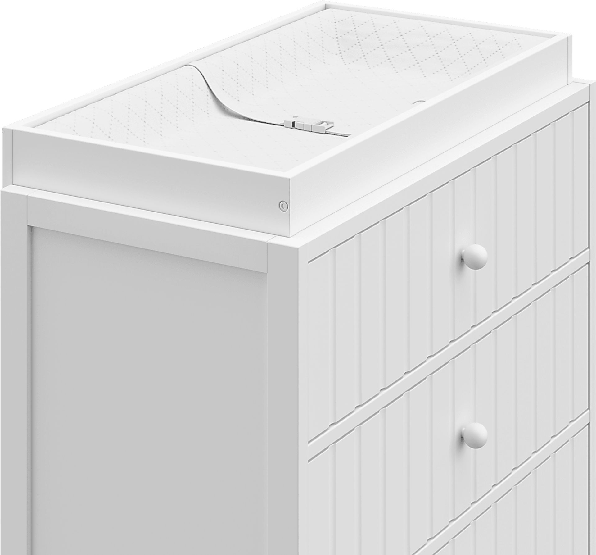 Kids Maelori I White Dresser - Image 4