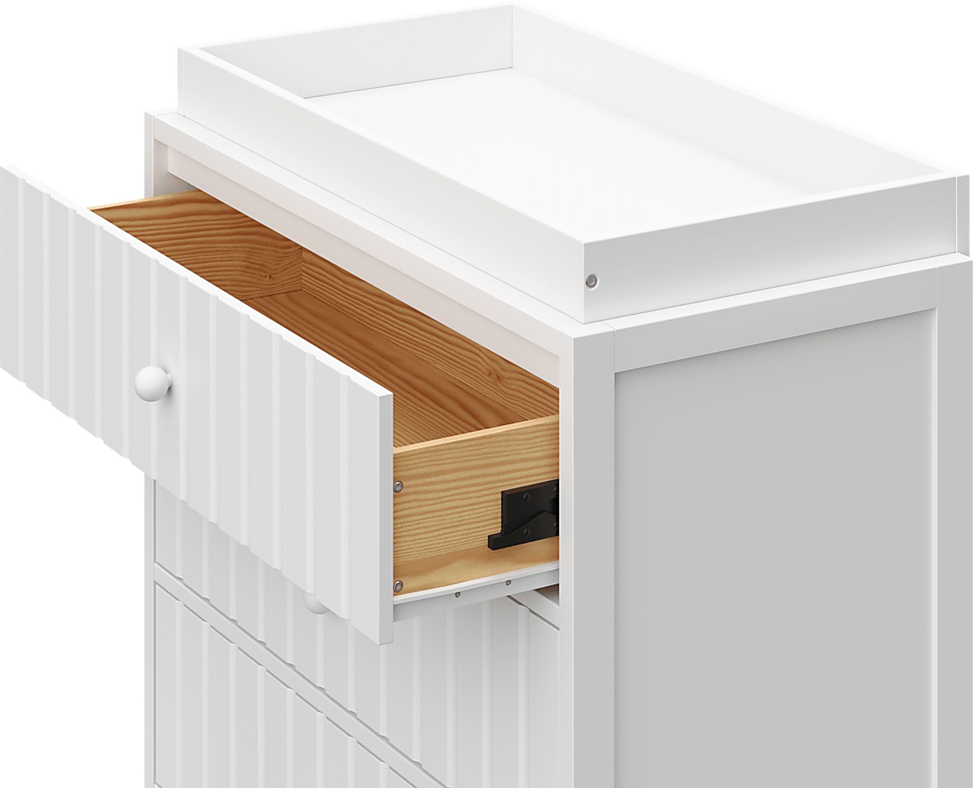 Kids Maelori I White Dresser - Image 6