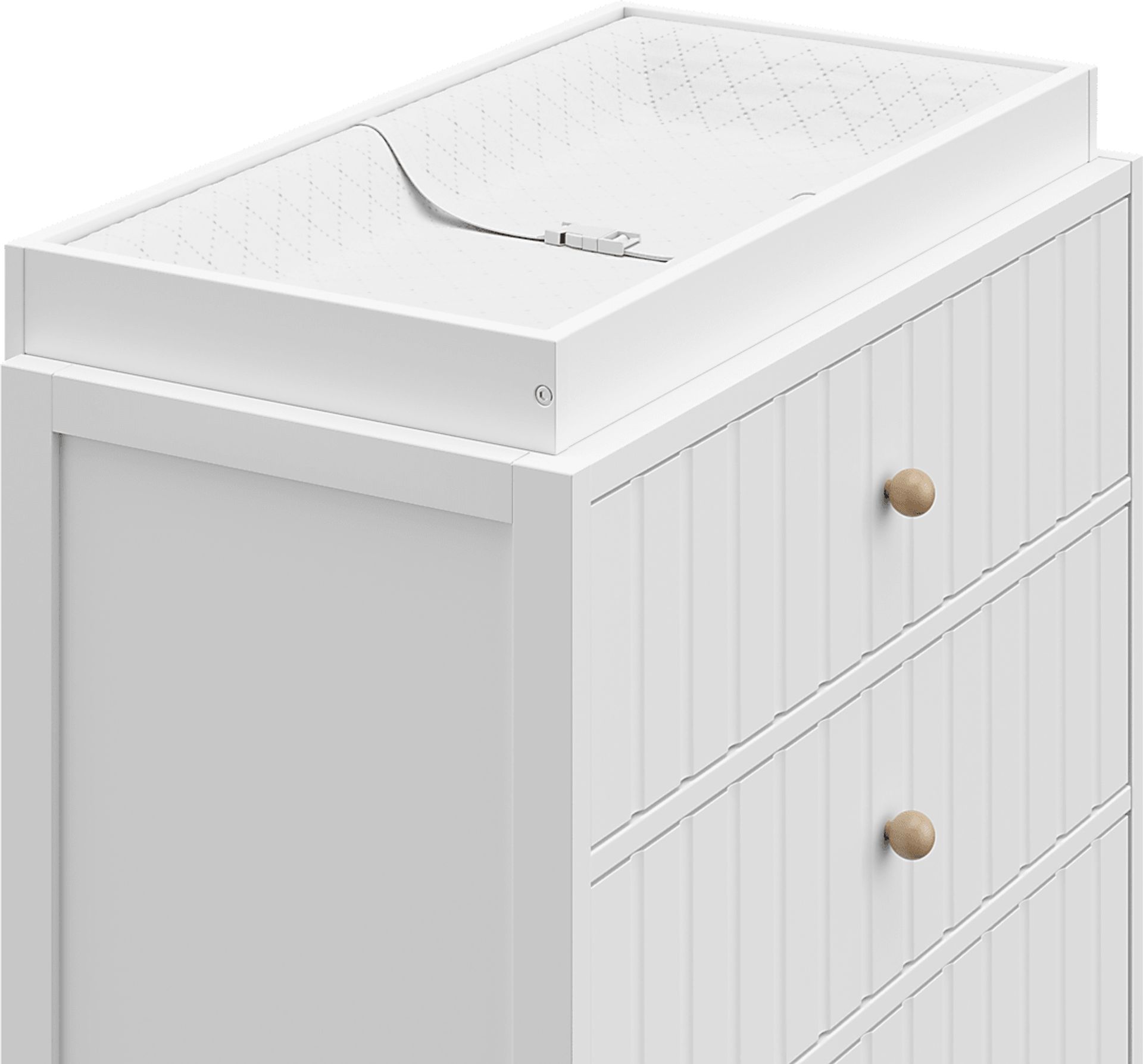 Kids Maelori I White Dresser - Image 8