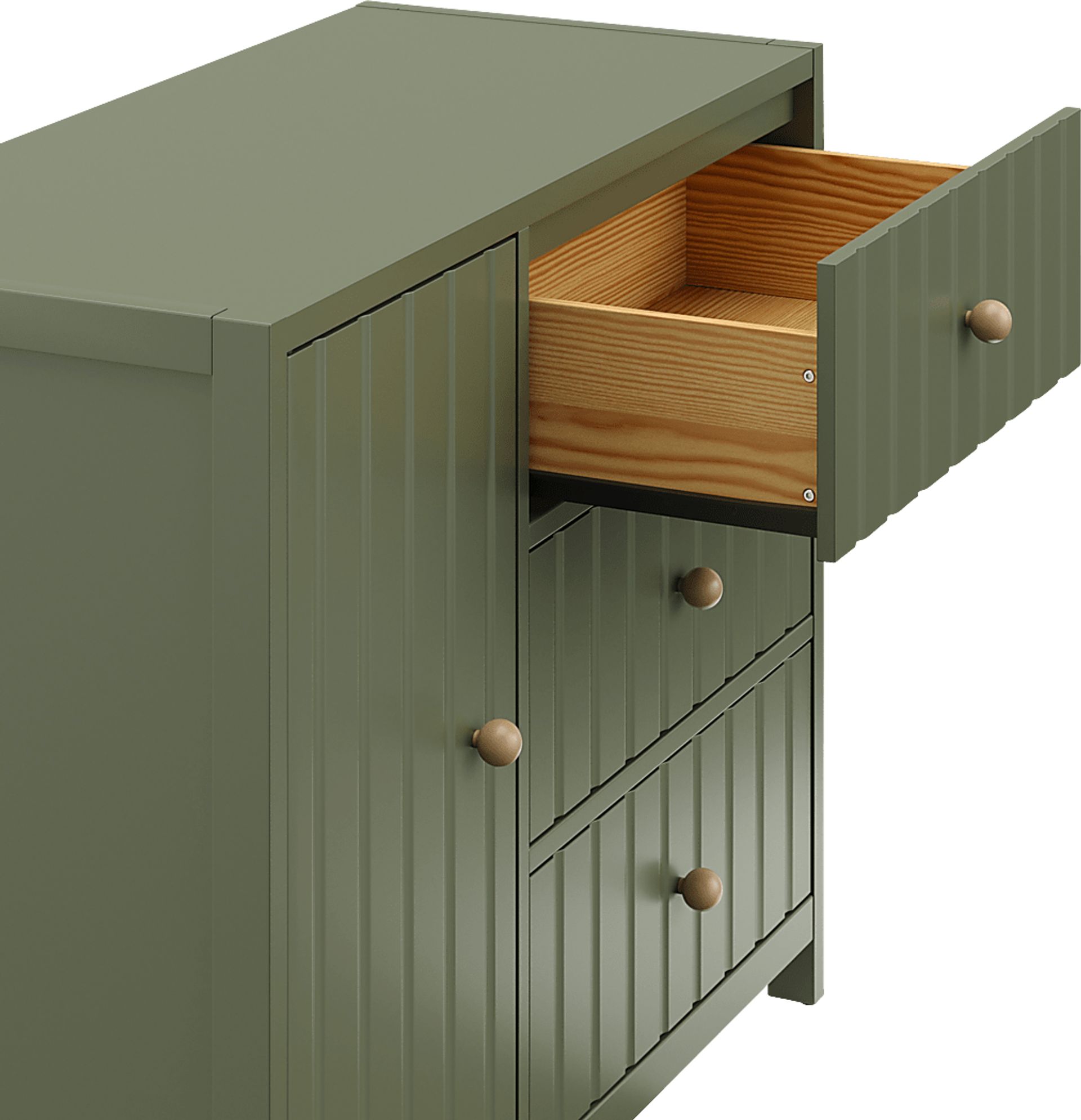 Kids Maelori II Olive Dresser - Image 6