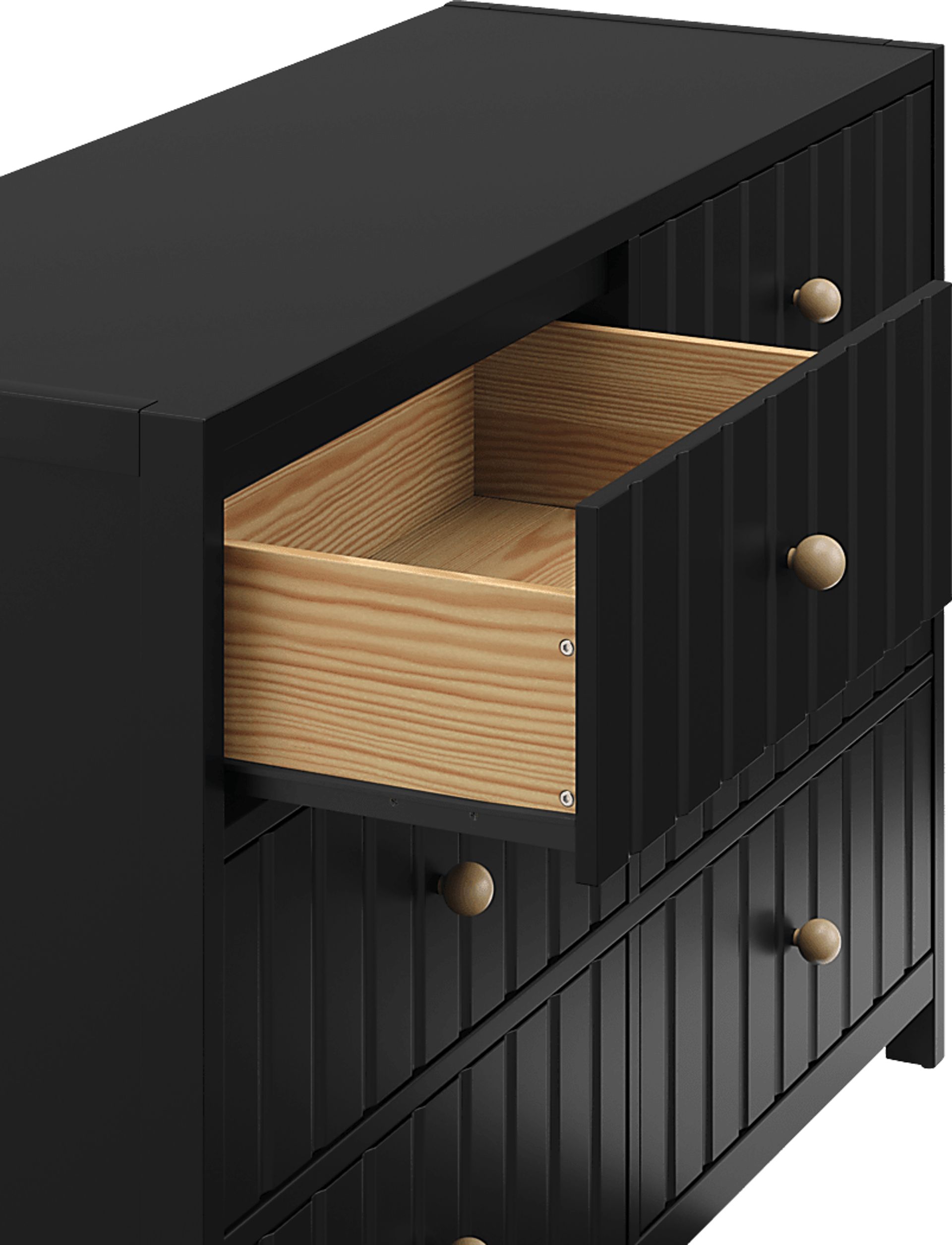 Kids Maelori III Black Dresser - Image 6