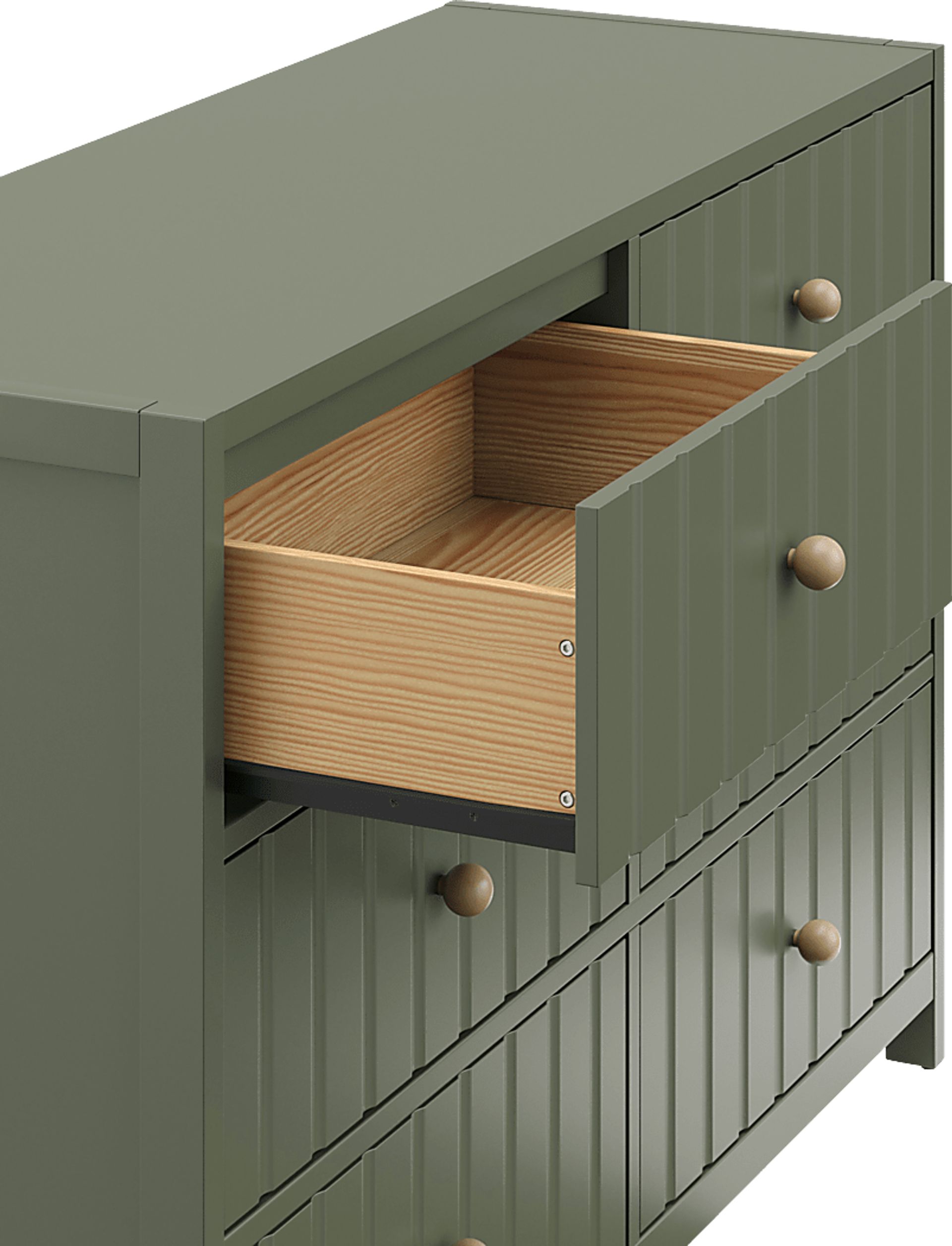 Kids Maelori III Olive Dresser - Image 5