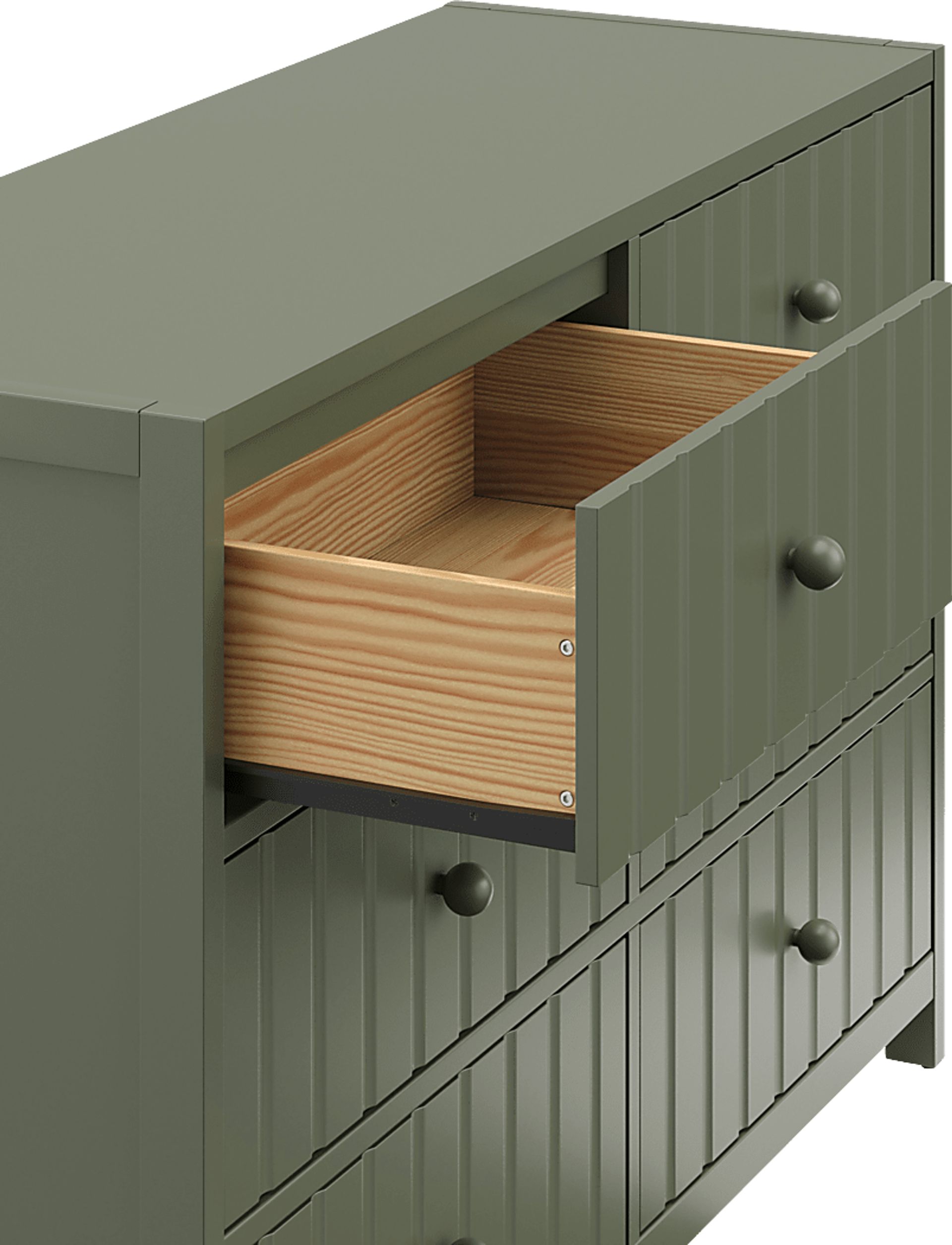 Kids Maelori III Olive Dresser - Image 10