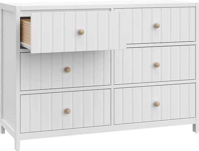 Kids Maelori III White Dresser - Thumbnail - Image 5