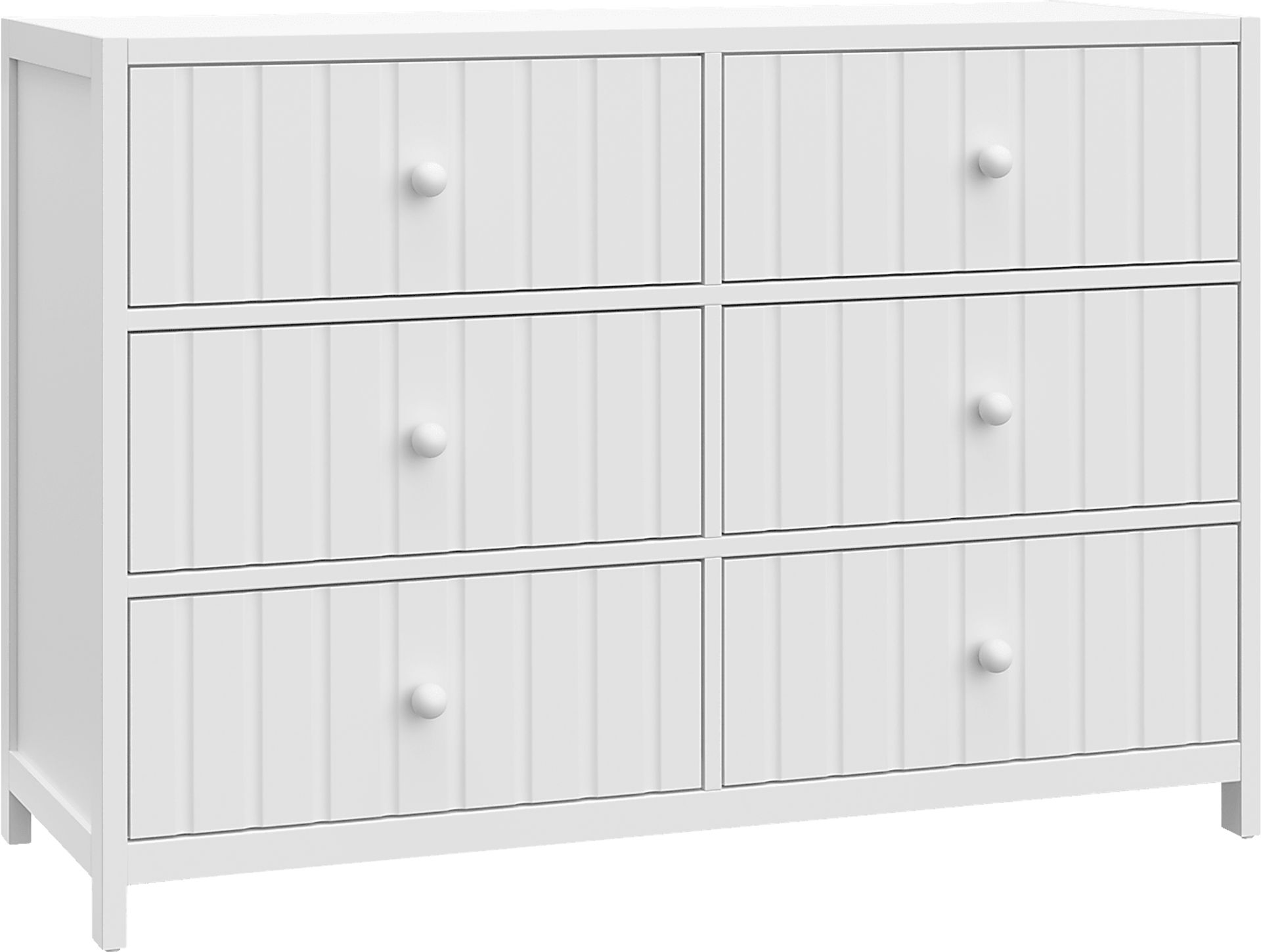 Kids Maelori III White Dresser - Image 7