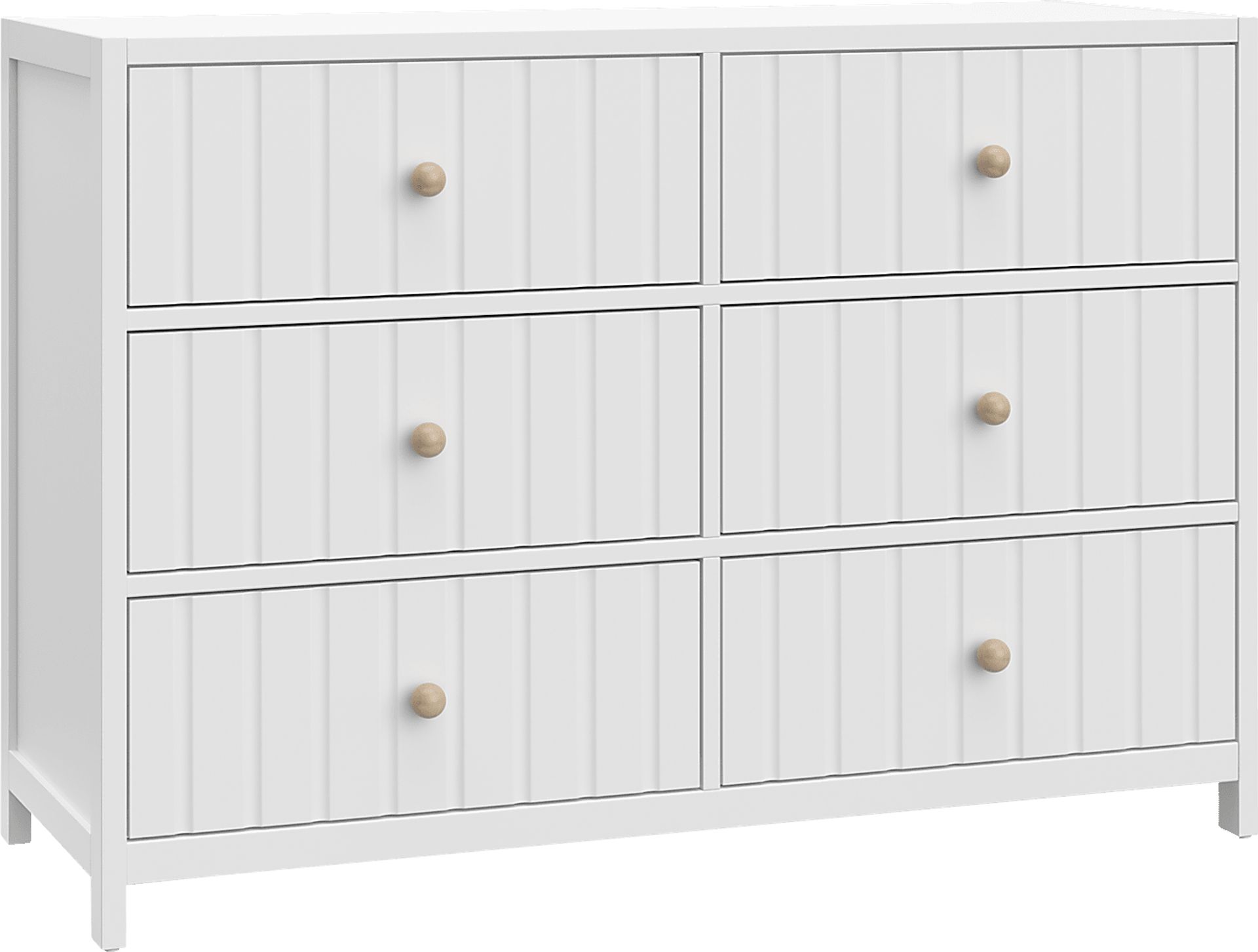 Kids Maelori III White Dresser - Image 1