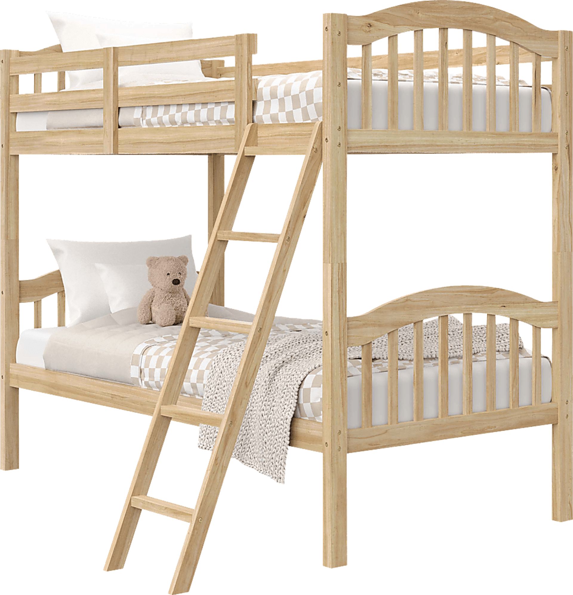 Kids Maglo Natural Twin/Twin Bunk Bed - Image 12