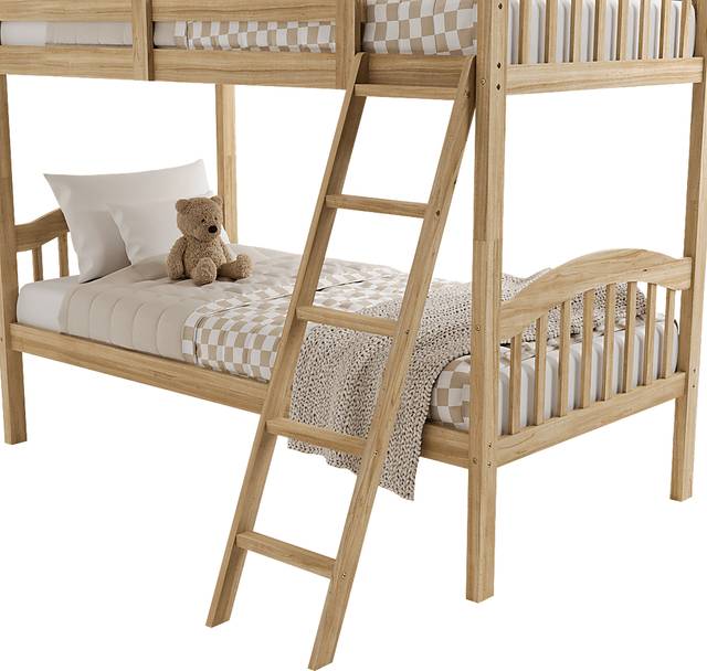 Kids Maglo Natural Twin/Twin Bunk Bed - Thumbnail - Image 7
